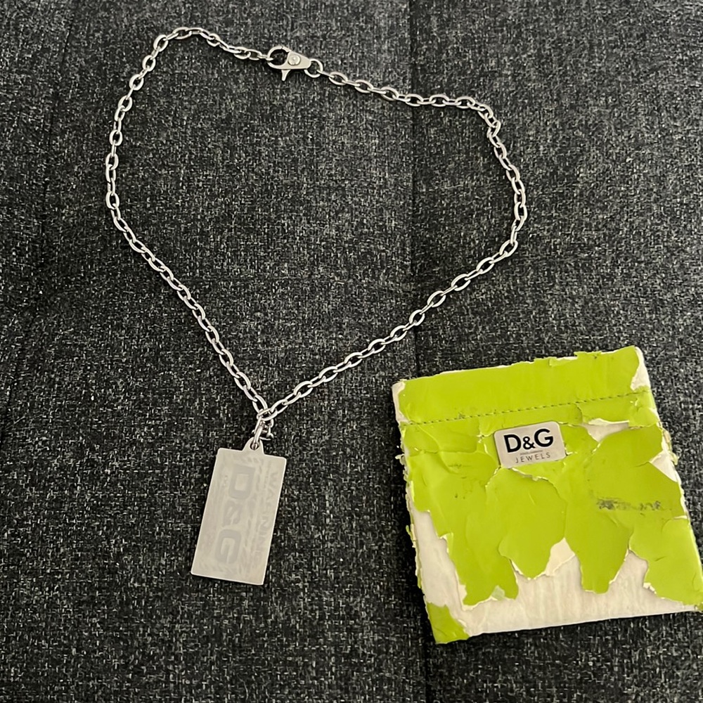Dolce and Gabbana Dog Tag from their JEWELS Collection.